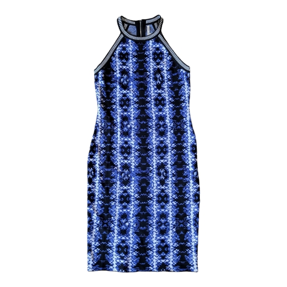 RACHEL Rachel Roy Dresses Rachel Roy Blue Tie Dye Midi Dress Nwt